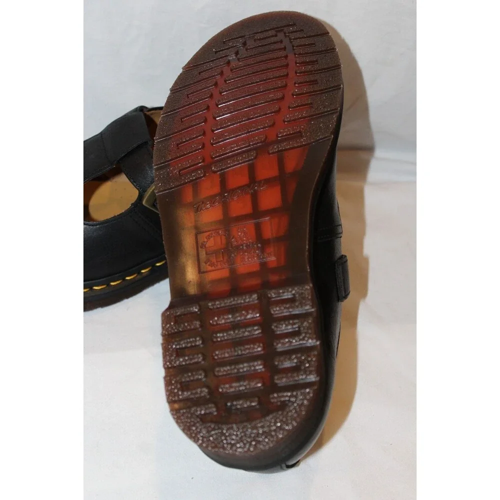 Dr Martens Women's T-BAR Regency Leather Mary Jane Shoes‎ BLACK NIB SZ 11 $170